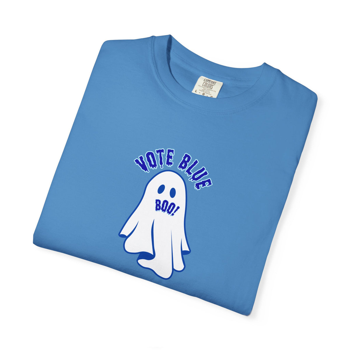 Vote Blue, Boo! Halloween T-Shirt | Comfort Colors Political Tee
