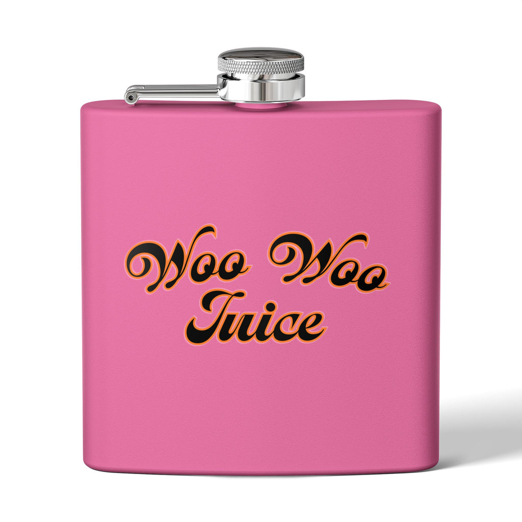 Woo Woo Juice 6 oz Metal Flask | Funny Mystical Witchy Gift
