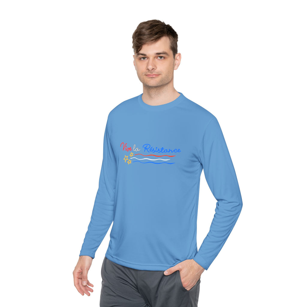 Vive Le Resistance T-Shirt | Red White & Blue Patriotic Graphic Tee | Sports-Tek Lightweight