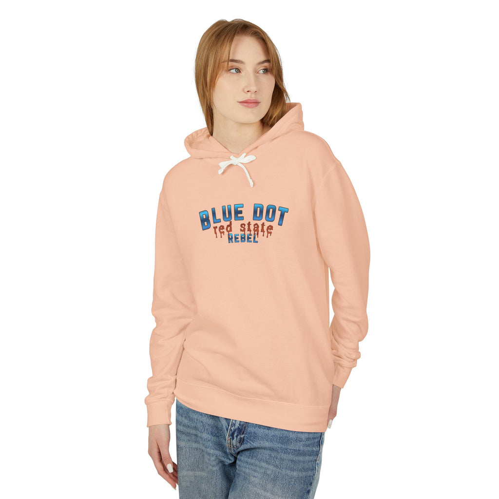 Blue Dot Red State Rebel Hoodie | Blue Dot Political Pullover