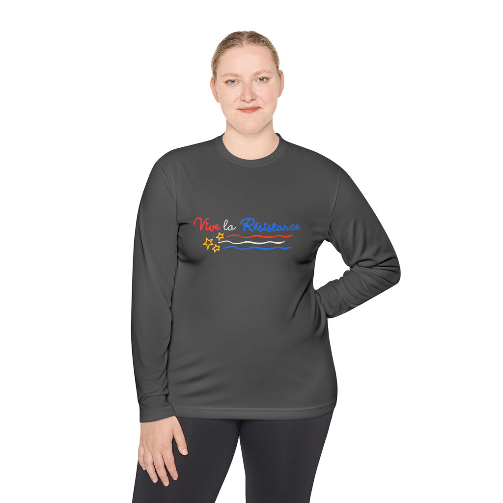 Vive Le Resistance T-Shirt | Red White & Blue Patriotic Graphic Tee | Sports-Tek Lightweight