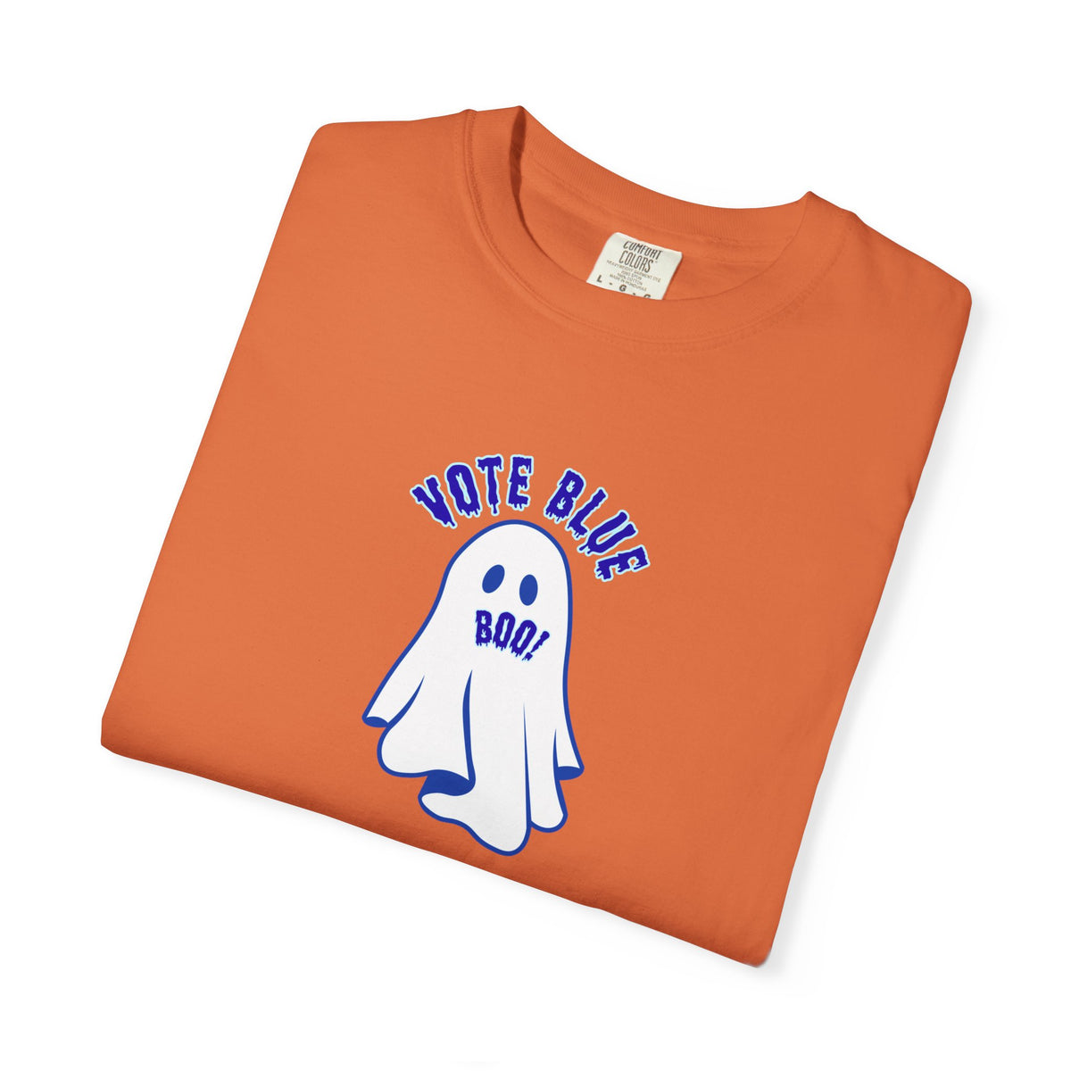 Vote Blue, Boo! Halloween T-Shirt | Comfort Colors Political Tee