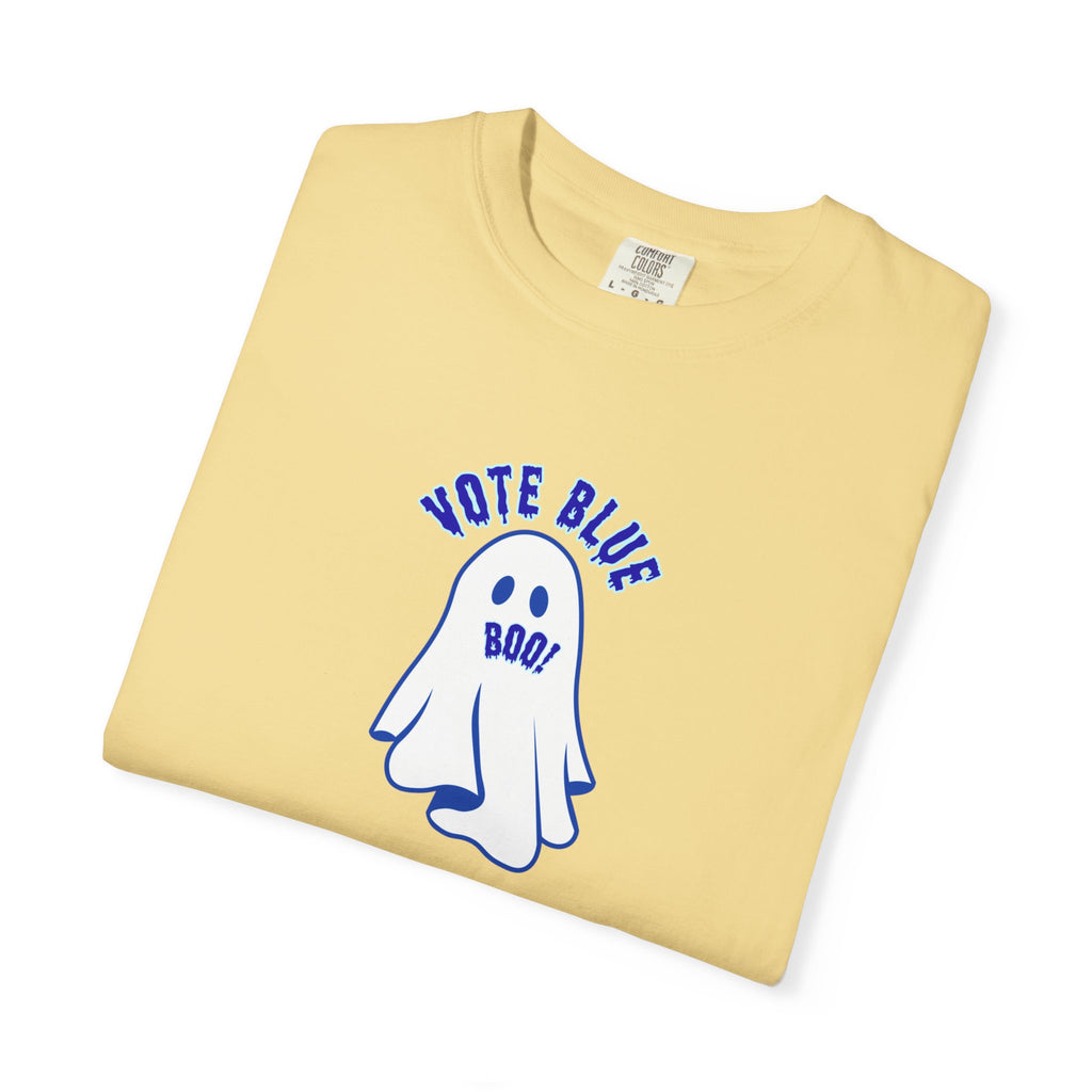 Vote Blue, Boo! Halloween T-Shirt | Comfort Colors Political Tee