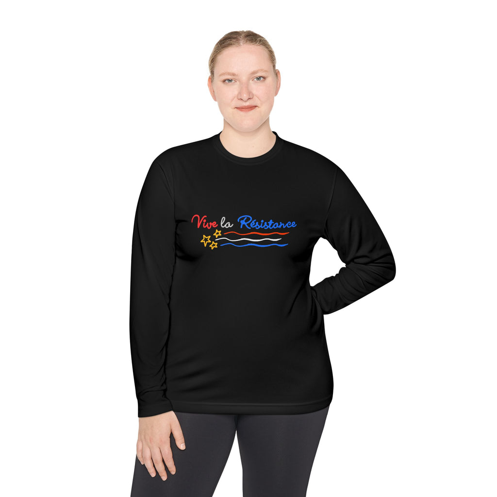 Vive Le Resistance T-Shirt | Red White & Blue Patriotic Graphic Tee | Sports-Tek Lightweight