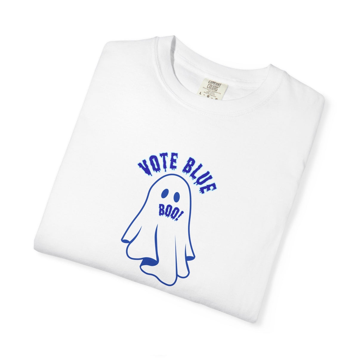 Vote Blue, Boo! Halloween T-Shirt | Comfort Colors Political Tee