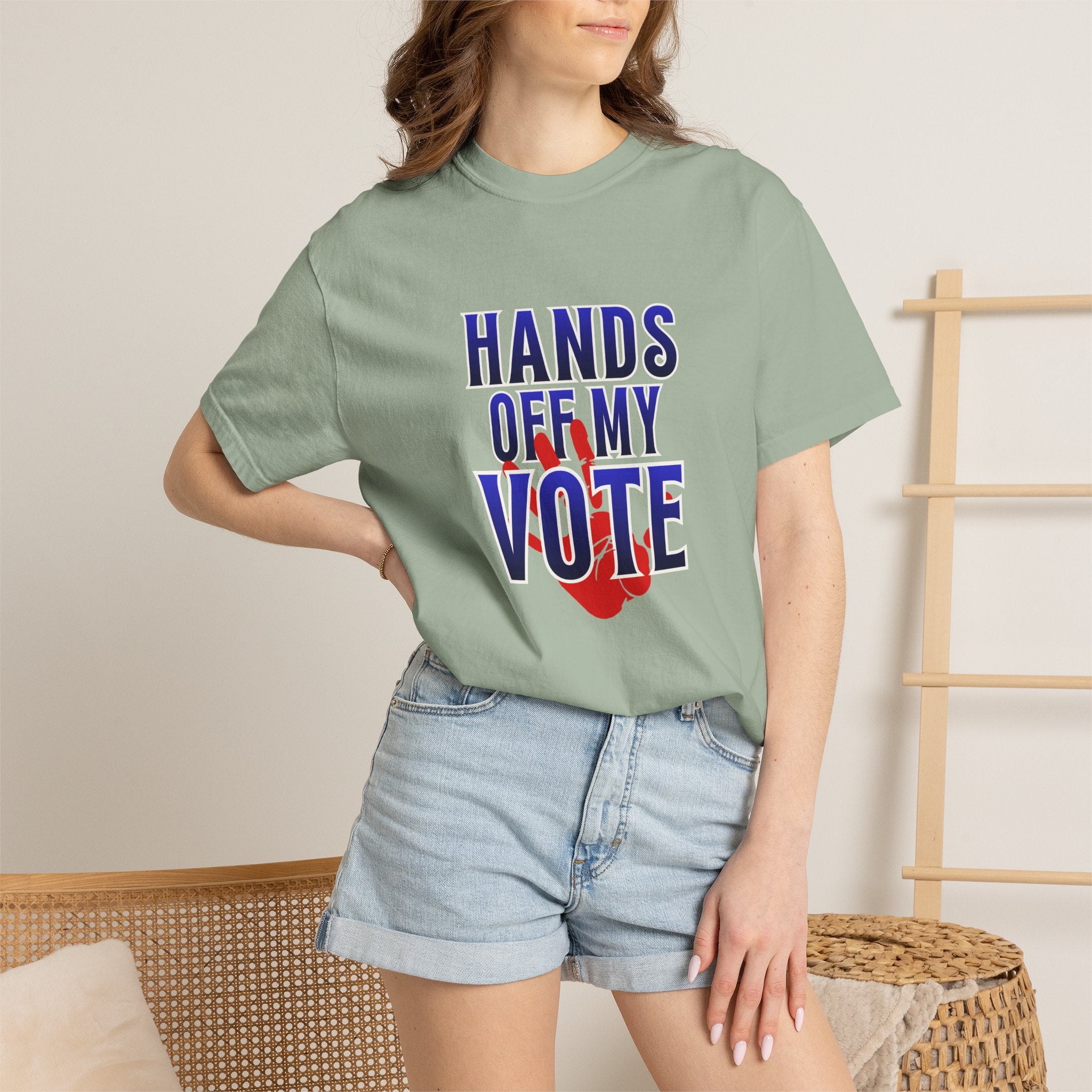 Hands Off My Vote Shirt | Political Voting Tee | Comfort Colors Unisex T-Shirt