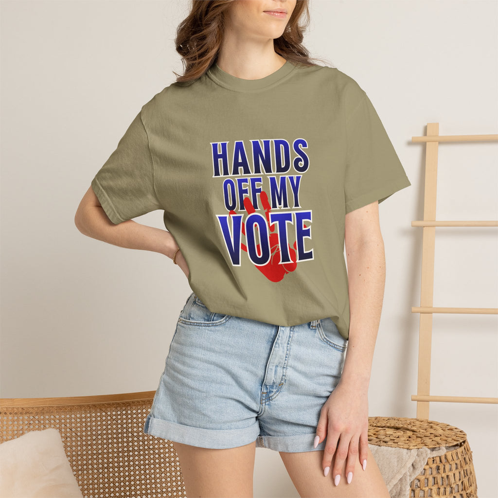 Hands Off My Vote Shirt | Political Voting Tee | Comfort Colors Unisex T-Shirt