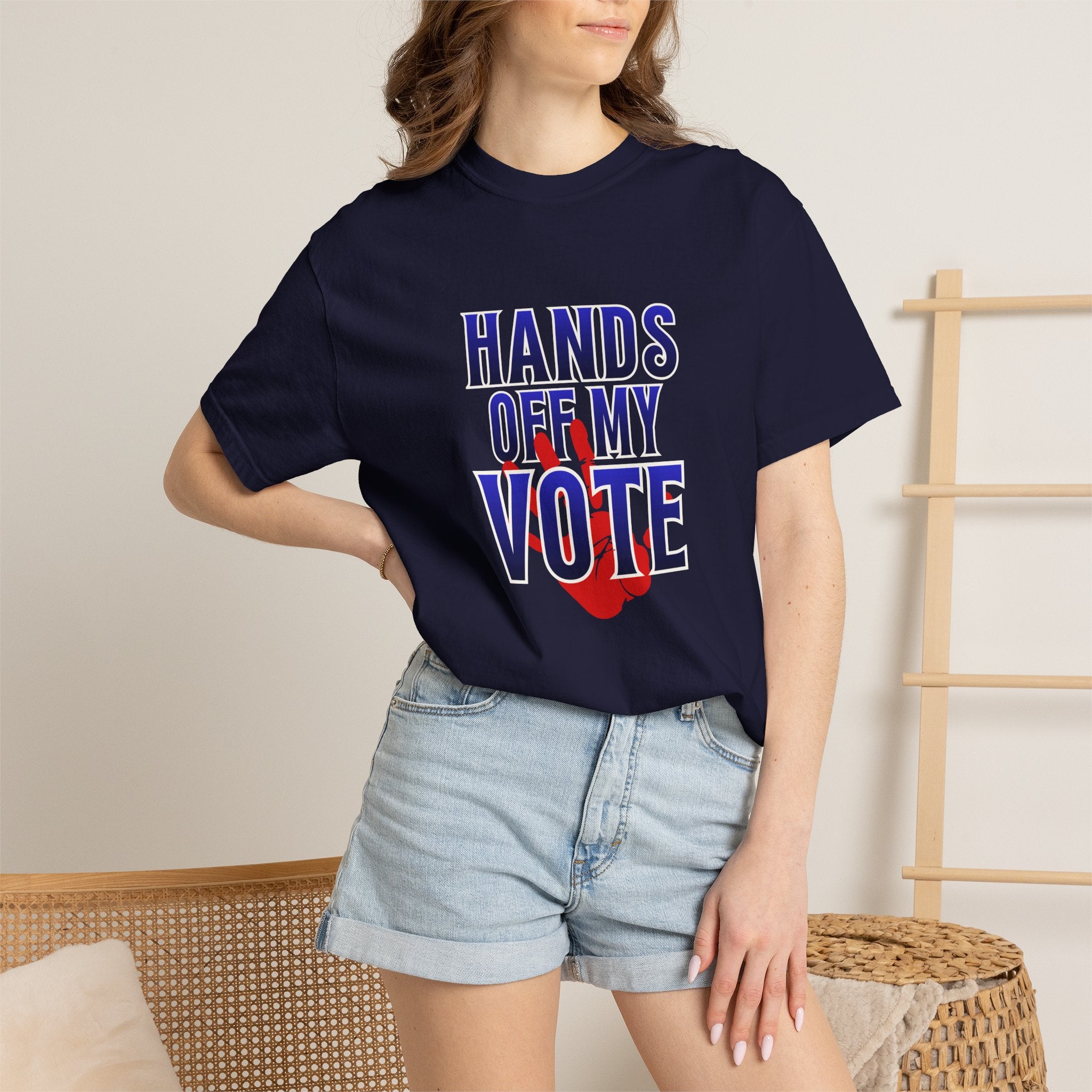 Hands Off My Vote Shirt | Political Voting Tee | Comfort Colors Unisex T-Shirt
