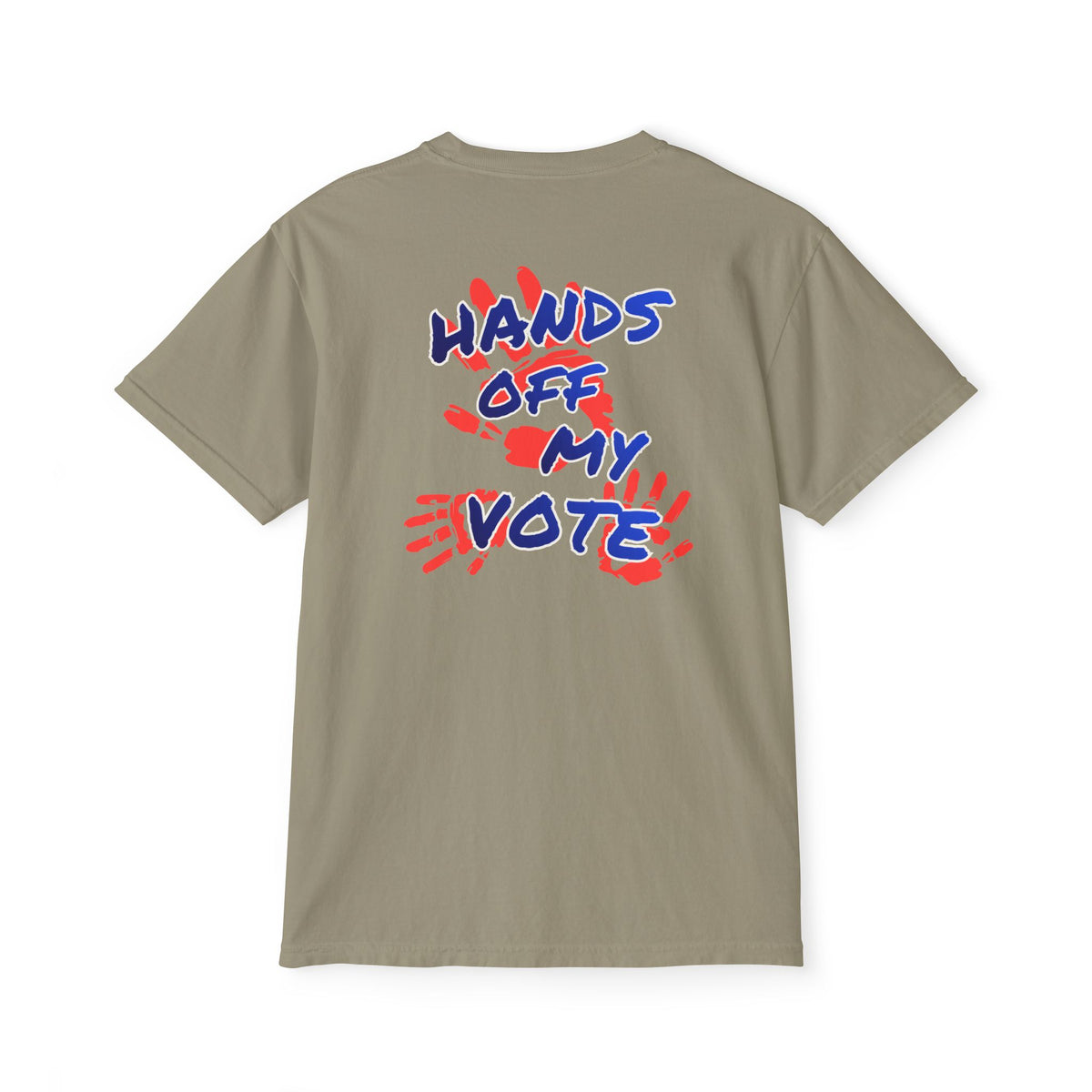 Hands Off My Vote Shirt | Political Voting Tee | Comfort Colors Pocket Unisex T-Shirt