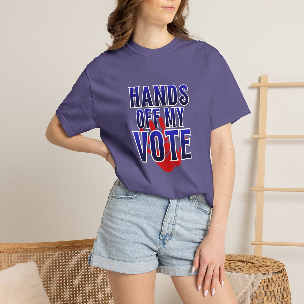 Hands Off My Vote Shirt | Political Voting Tee | Comfort Colors Unisex T-Shirt
