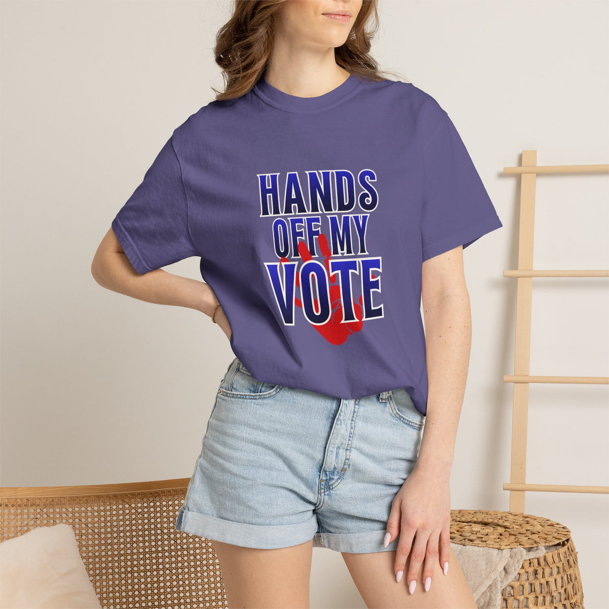 Hands Off My Vote Shirt | Political Voting Tee | Comfort Colors Unisex T-Shirt