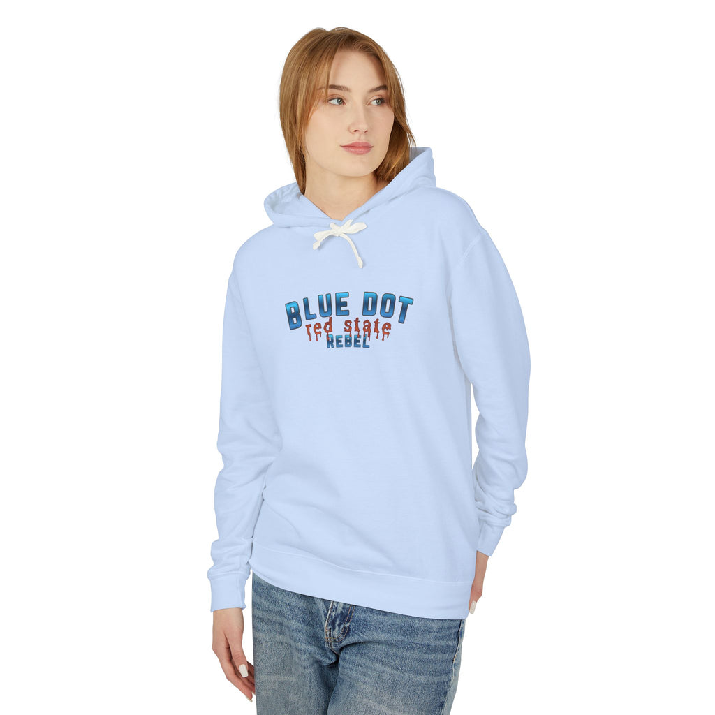 Blue Dot Red State Rebel Hoodie | Blue Dot Political Pullover