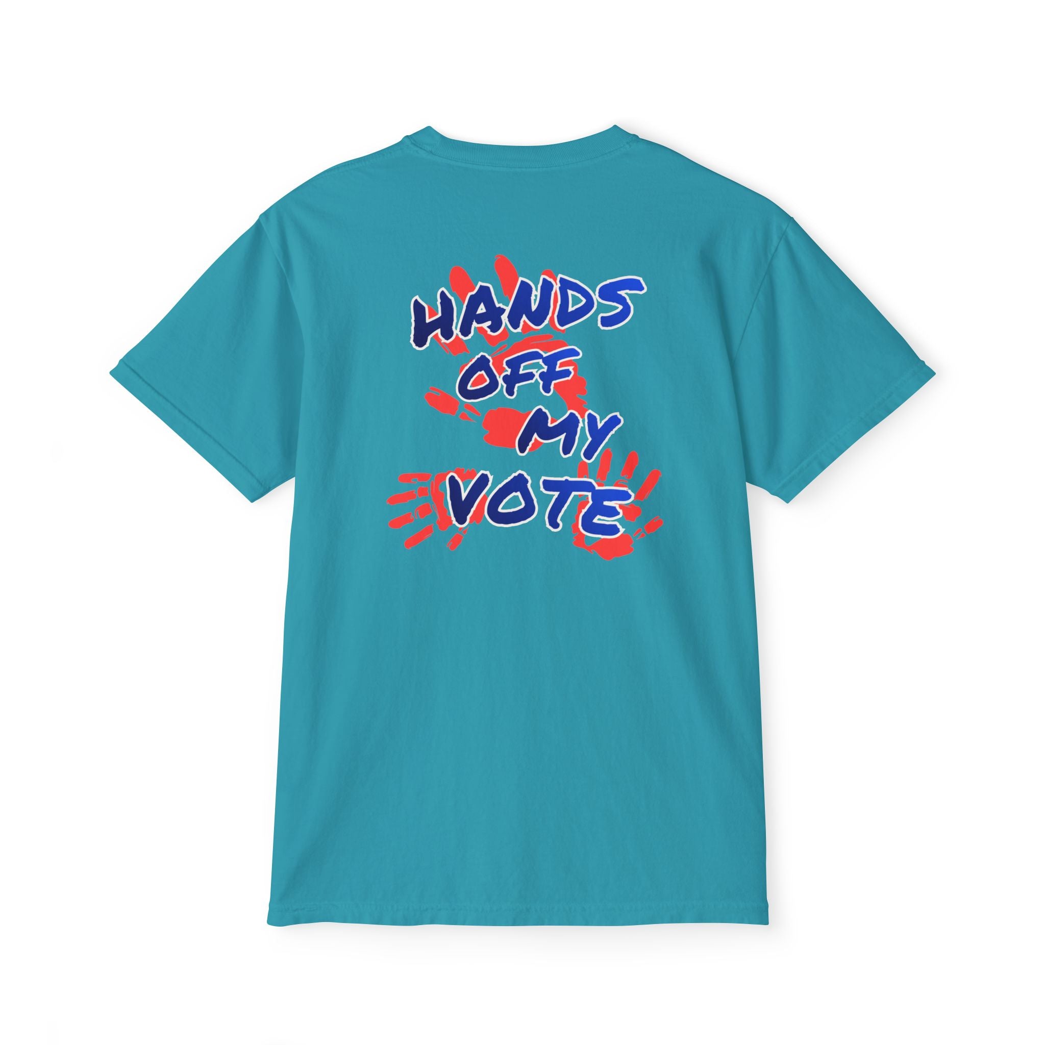 Hands Off My Vote Shirt | Political Voting Tee | Comfort Colors Pocket Unisex T-Shirt