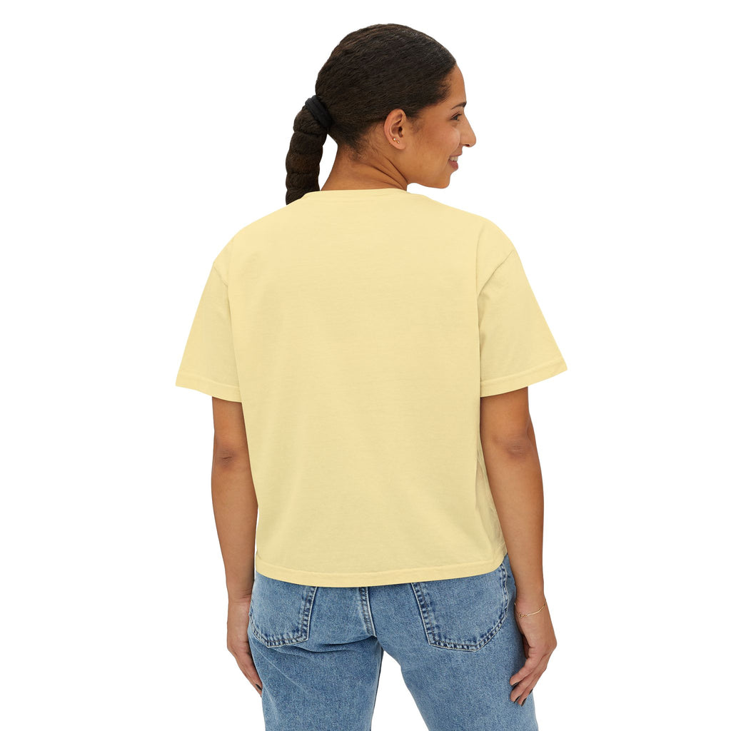 Love Over Hate, Can I Get an Amen Women's Boxy T-Shirt | Comfort Colors Feminist Graphic Tee
