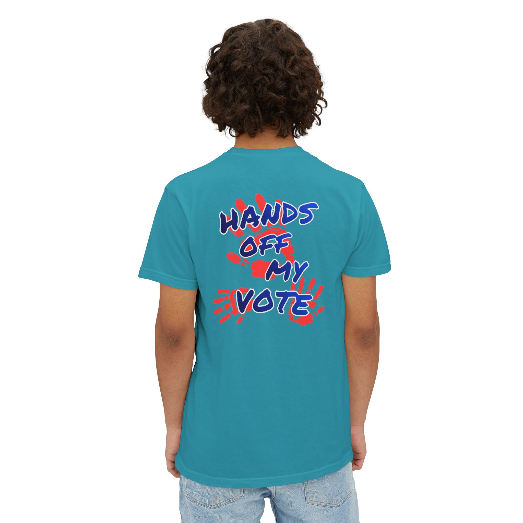 Hands Off My Vote Shirt | Political Voting Tee | Comfort Colors Pocket Unisex T-Shirt