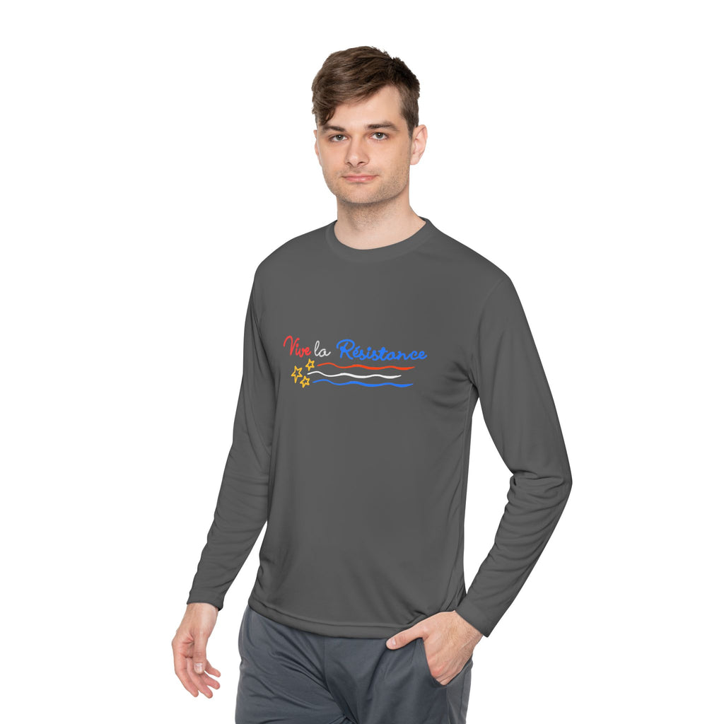 Vive Le Resistance T-Shirt | Red White & Blue Patriotic Graphic Tee | Sports-Tek Lightweight