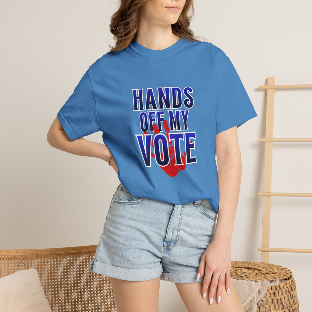Hands Off My Vote Shirt | Political Voting Tee | Comfort Colors Unisex T-Shirt