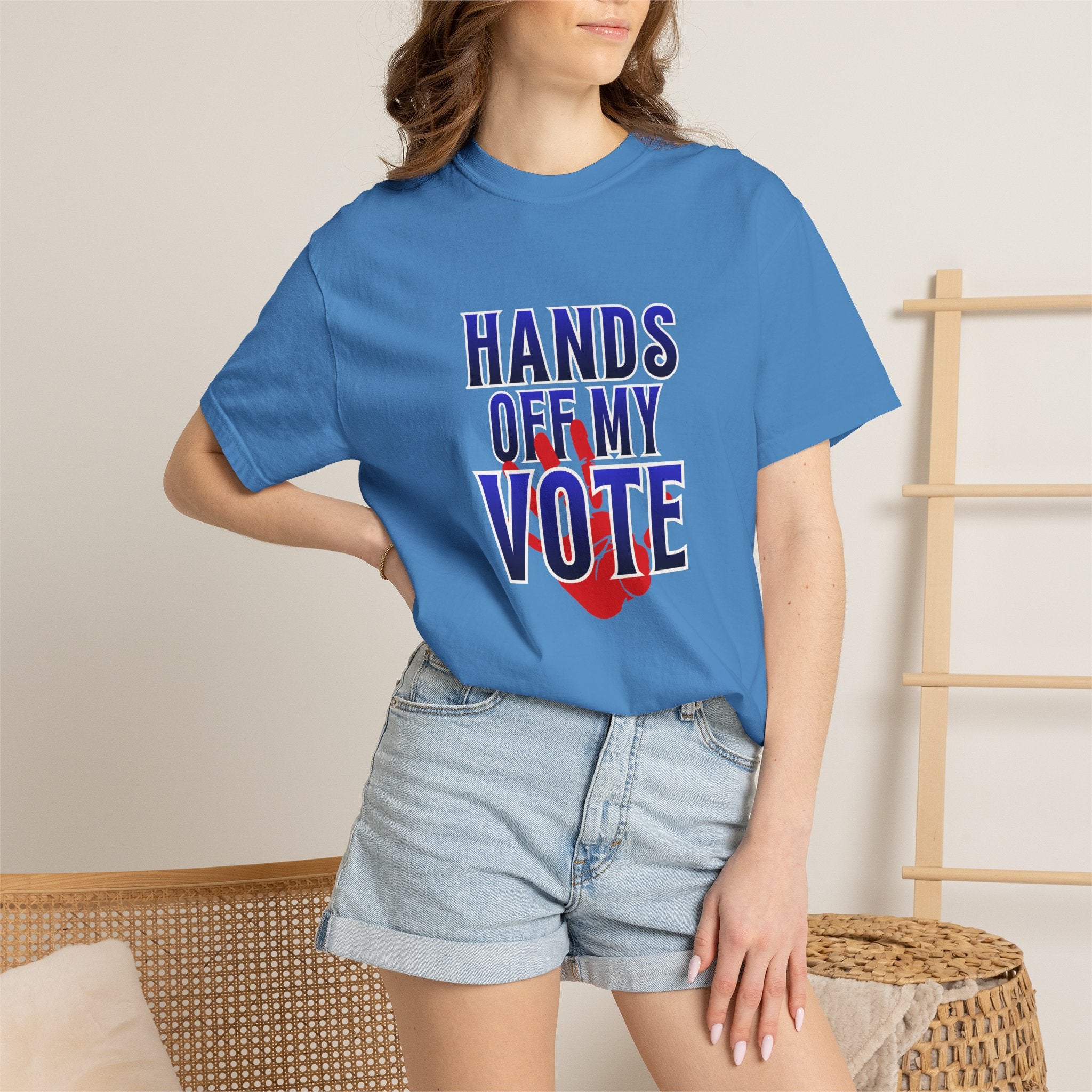 Hands Off My Vote Shirt | Political Voting Tee | Comfort Colors Unisex T-Shirt