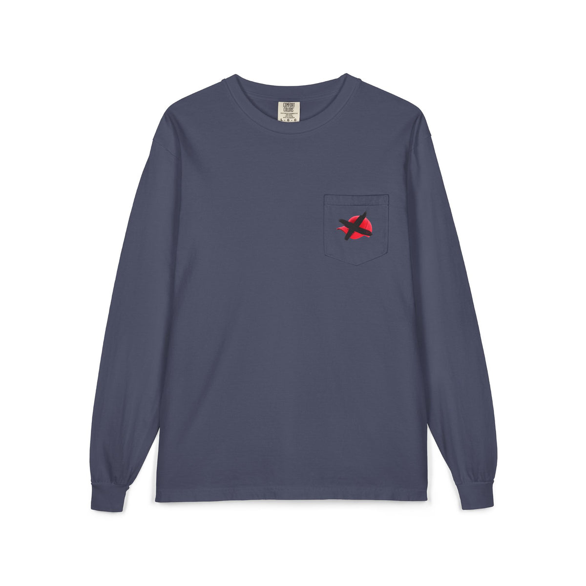 Hats Off My Vote Long Sleeve Shirt | Political Comfort Colors Pocket Tee | Voting Rights Shirt