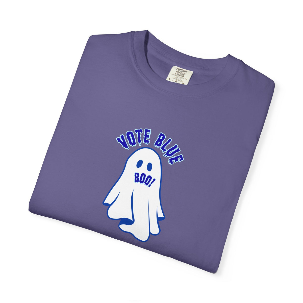 Vote Blue, Boo! Halloween T-Shirt | Comfort Colors Political Tee