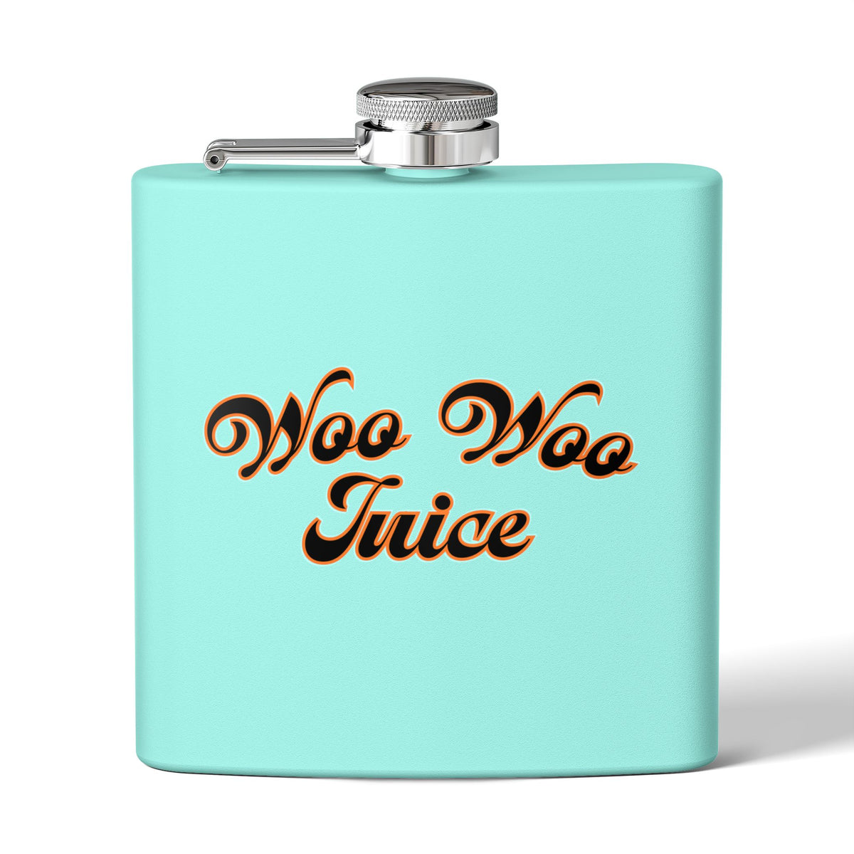Woo Woo Juice 6 oz Metal Flask | Funny Mystical Witchy Gift