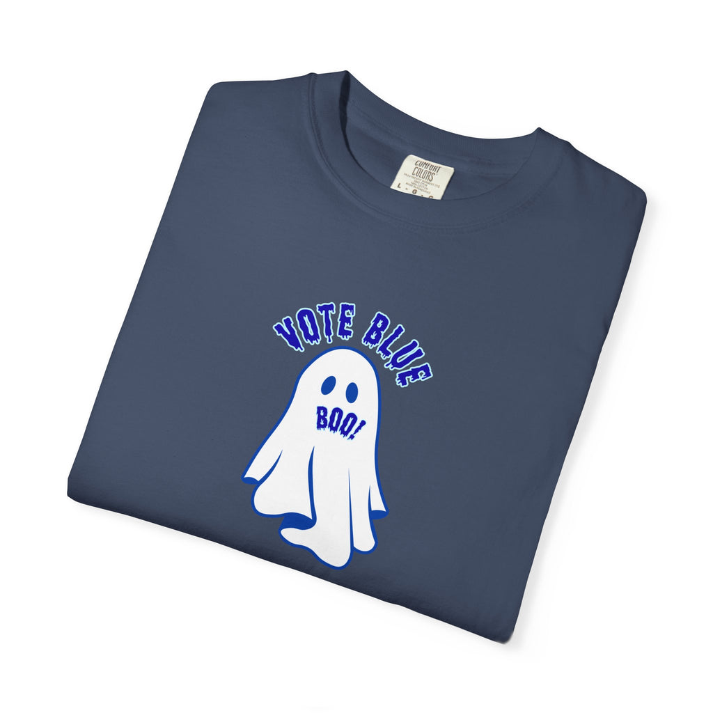 Vote Blue, Boo! Halloween T-Shirt | Comfort Colors Political Tee
