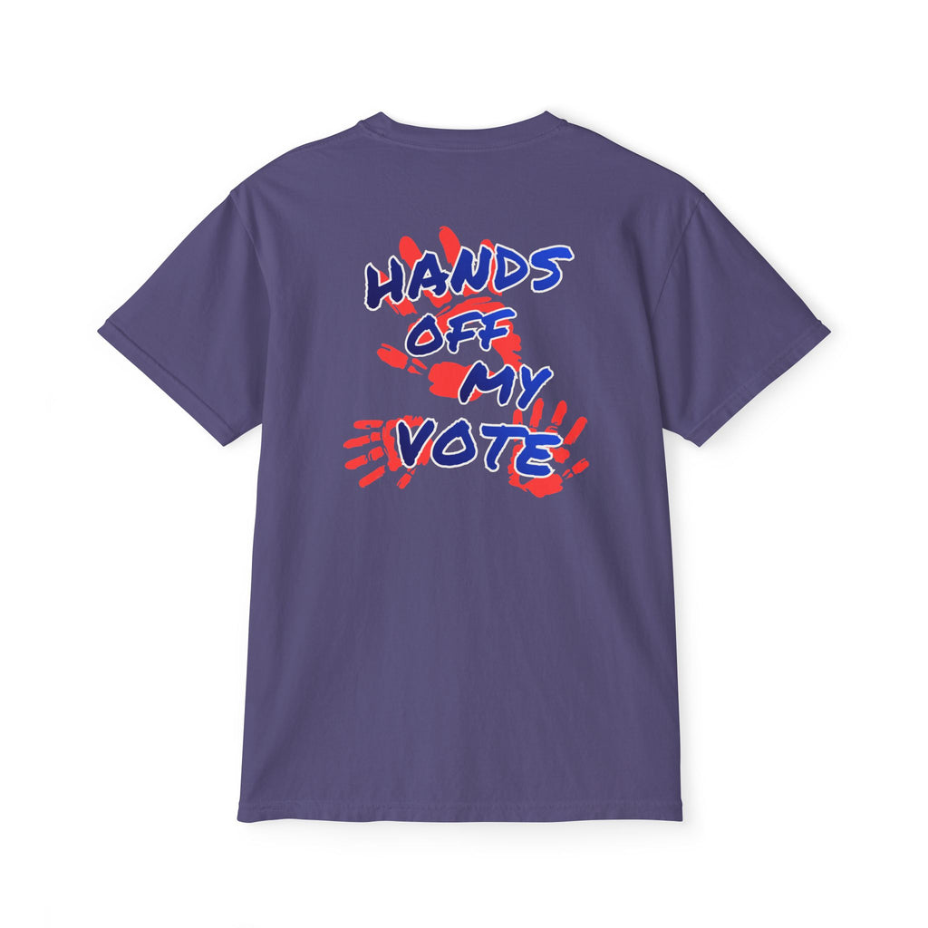 Hands Off My Vote Shirt | Political Voting Tee | Comfort Colors Pocket Unisex T-Shirt