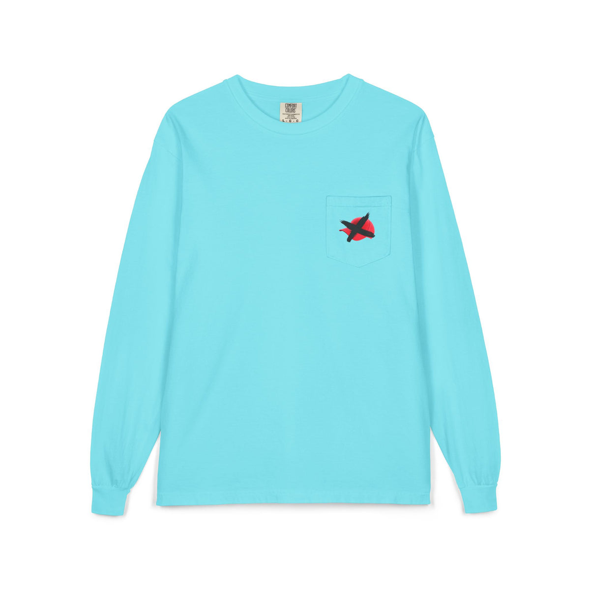 Hats Off My Vote Long Sleeve Shirt | Political Comfort Colors Pocket Tee | Voting Rights Shirt