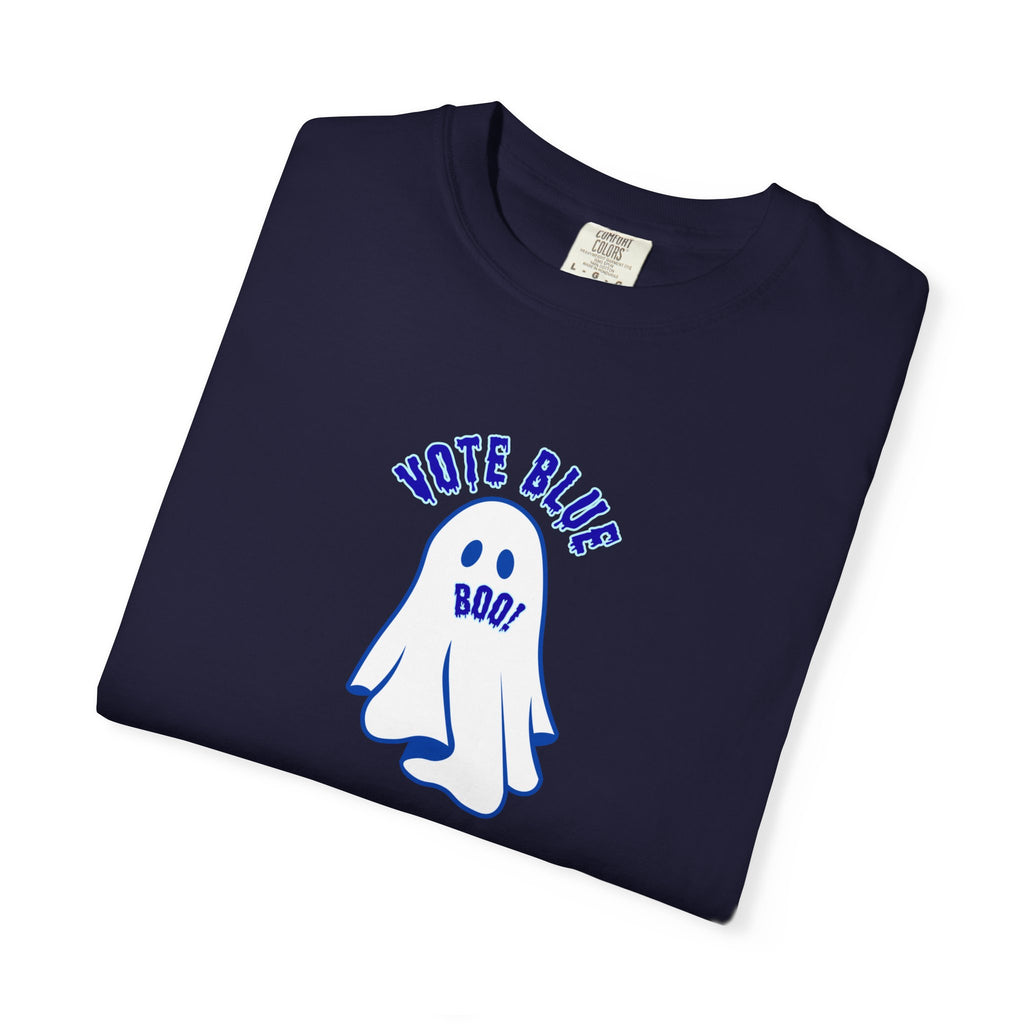 Vote Blue, Boo! Halloween T-Shirt | Comfort Colors Political Tee