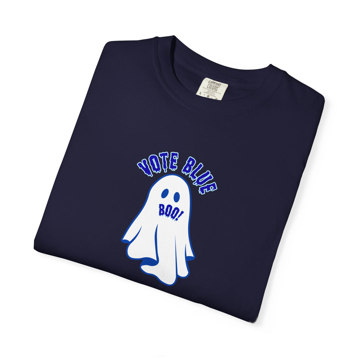 Vote Blue, Boo! Halloween T-Shirt | Comfort Colors Political Tee