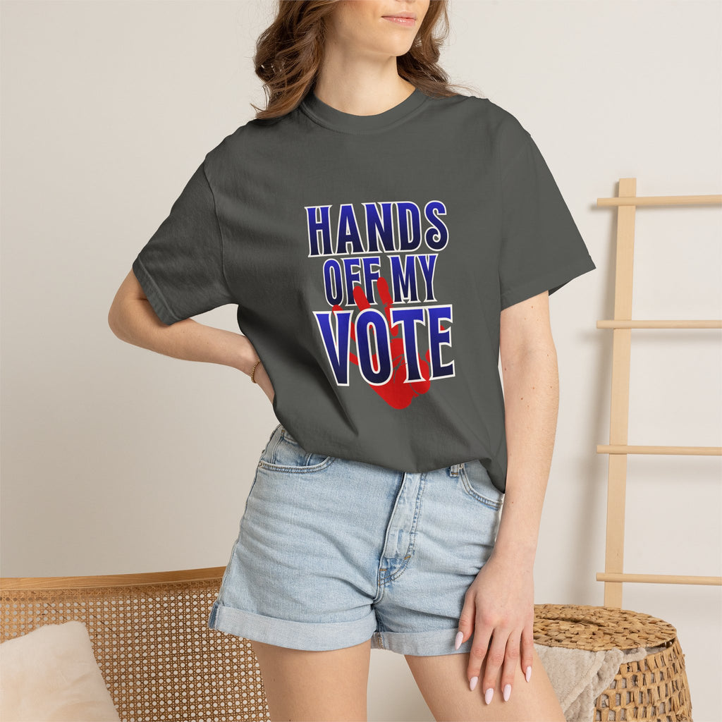 Hands Off My Vote Shirt | Political Voting Tee | Comfort Colors Unisex T-Shirt