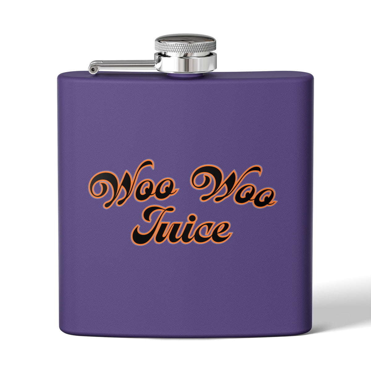 Woo Woo Juice 6 oz Metal Flask | Funny Mystical Witchy Gift