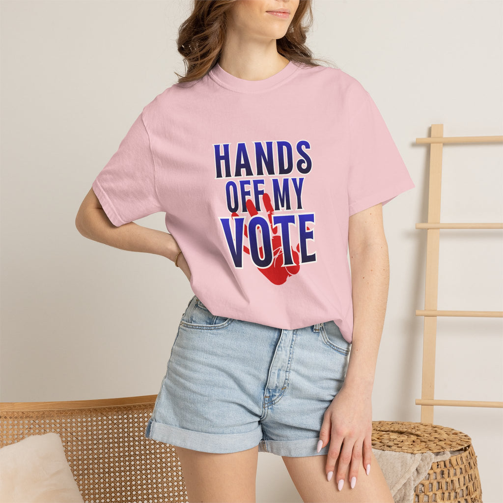 Hands Off My Vote Shirt | Political Voting Tee | Comfort Colors Unisex T-Shirt