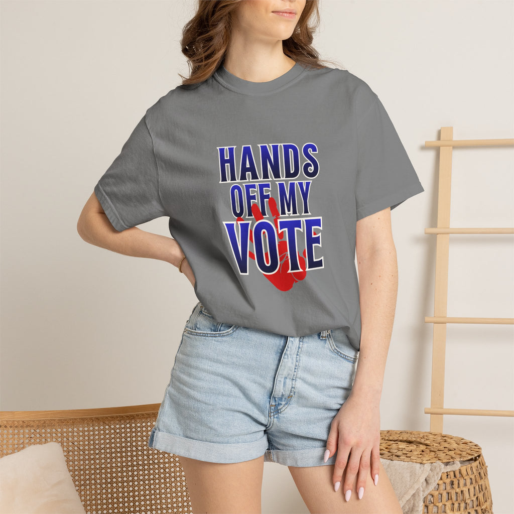 Hands Off My Vote Shirt | Political Voting Tee | Comfort Colors Unisex T-Shirt