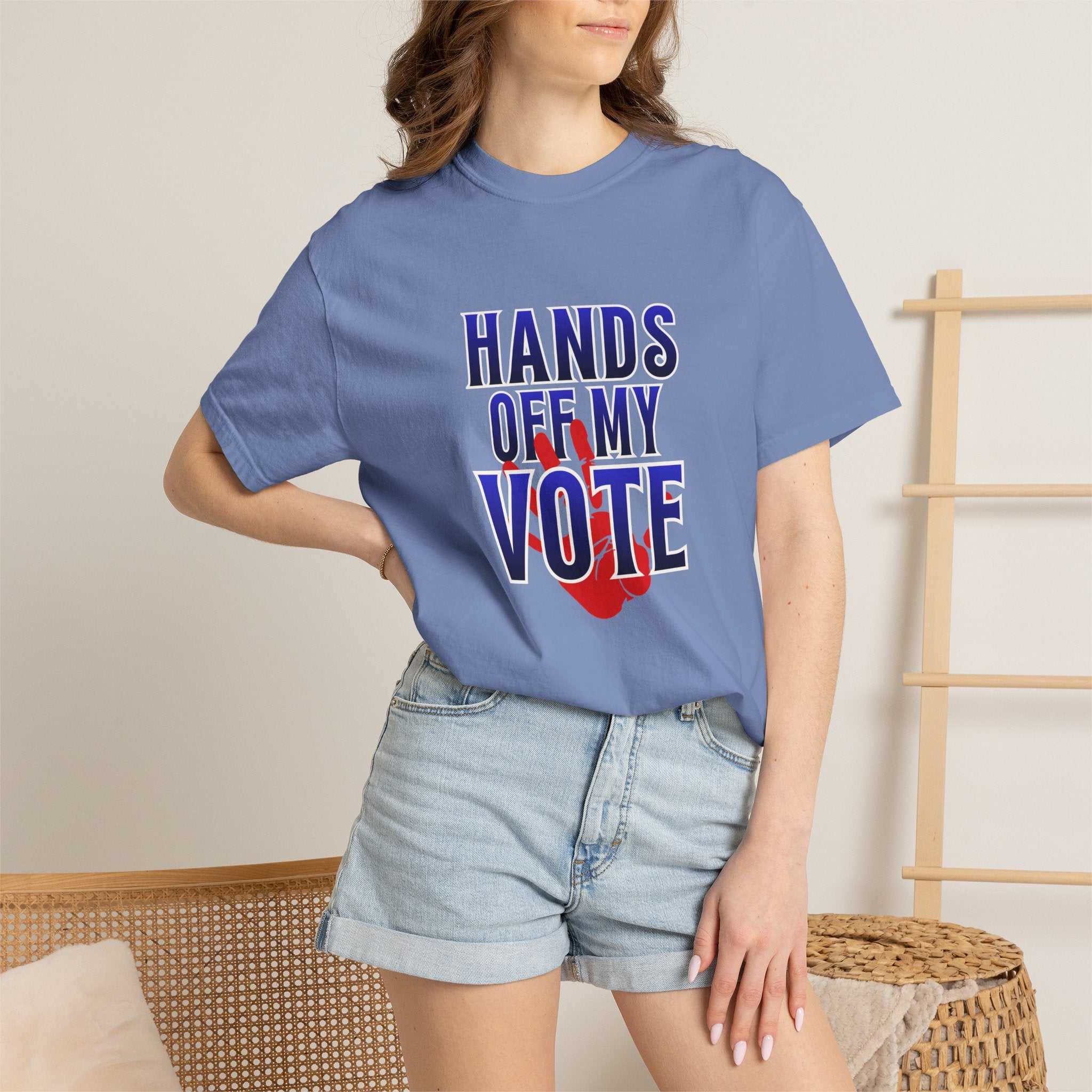Hands Off My Vote Shirt | Political Voting Tee | Comfort Colors Unisex T-Shirt